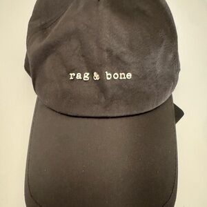 Rag & Bone Womens “Avery” Black Baseball Cap BNWT